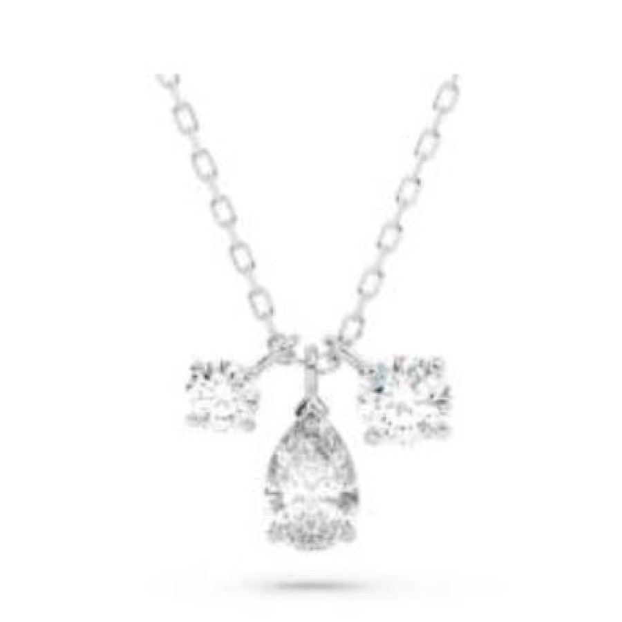 Monemel Kristal Taşlı Mavi Kalp Kolye (Altın Kaplama) - Anneler Günü - Monemel